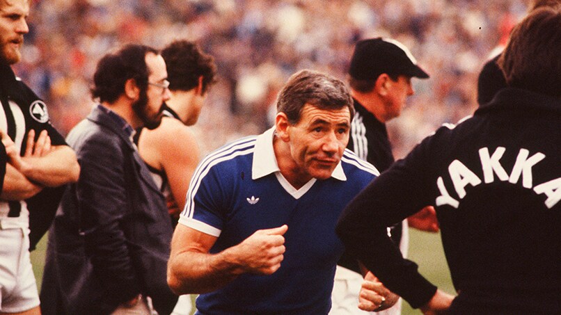 Tom Hafey during his coaching reign at Collingwood - Collingwood Magpies